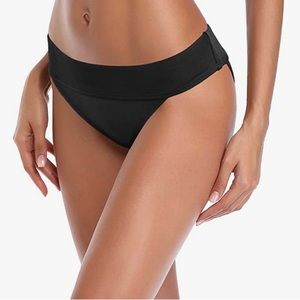 Ocean Blues Bikini Bottoms BLK/SZ MED